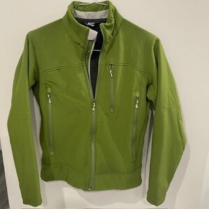 Mountain Equipment COOP Women Softshell Sport Green Jacket Size Medium